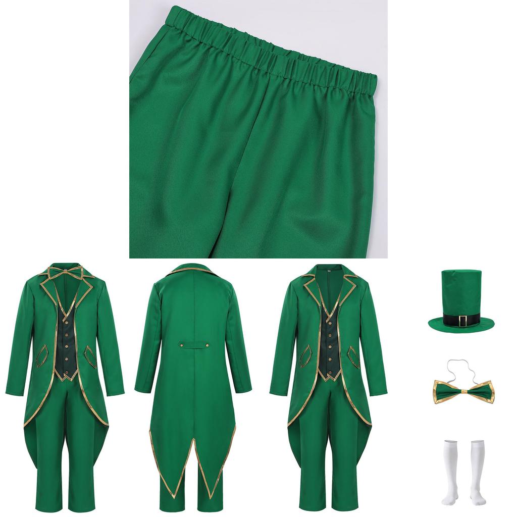 St Patricks Day Irish Elves Retro Cosplay Outfit For Cosplay And Fantasy Events