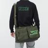 Nike Stoff Fitness Basketballtasche, Ein-Schulter-Handtasche, Reisetasche Unisex Armeegrün Lässig DB1147-325