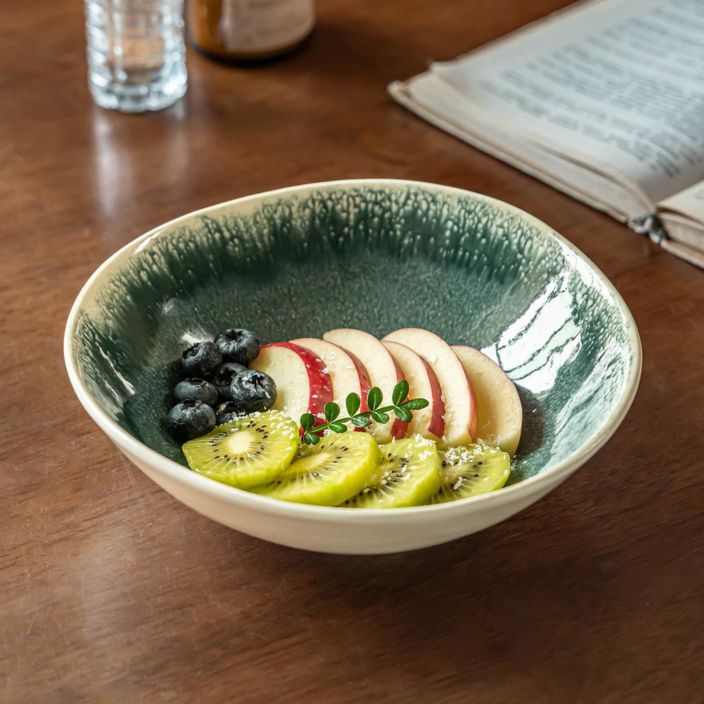 Ramen Bowl High Value Dish Bowl Ceramic Tableware Bowl Round Large Bowl Restaurant Hotel Commercial Salad Bowl
