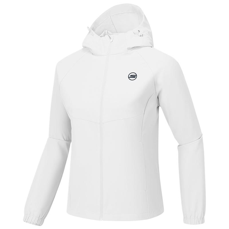 Skechers Basic Sports Series Fashion Comfortable Casual Versatile Trendy Jacket Women Jacket P424W023-0019 XL