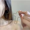 Big Hollow Cross Drop Statement Earrings for Women Statement Dangle Studs Earring Lightweight Fashion Punk Holiday Jewelry