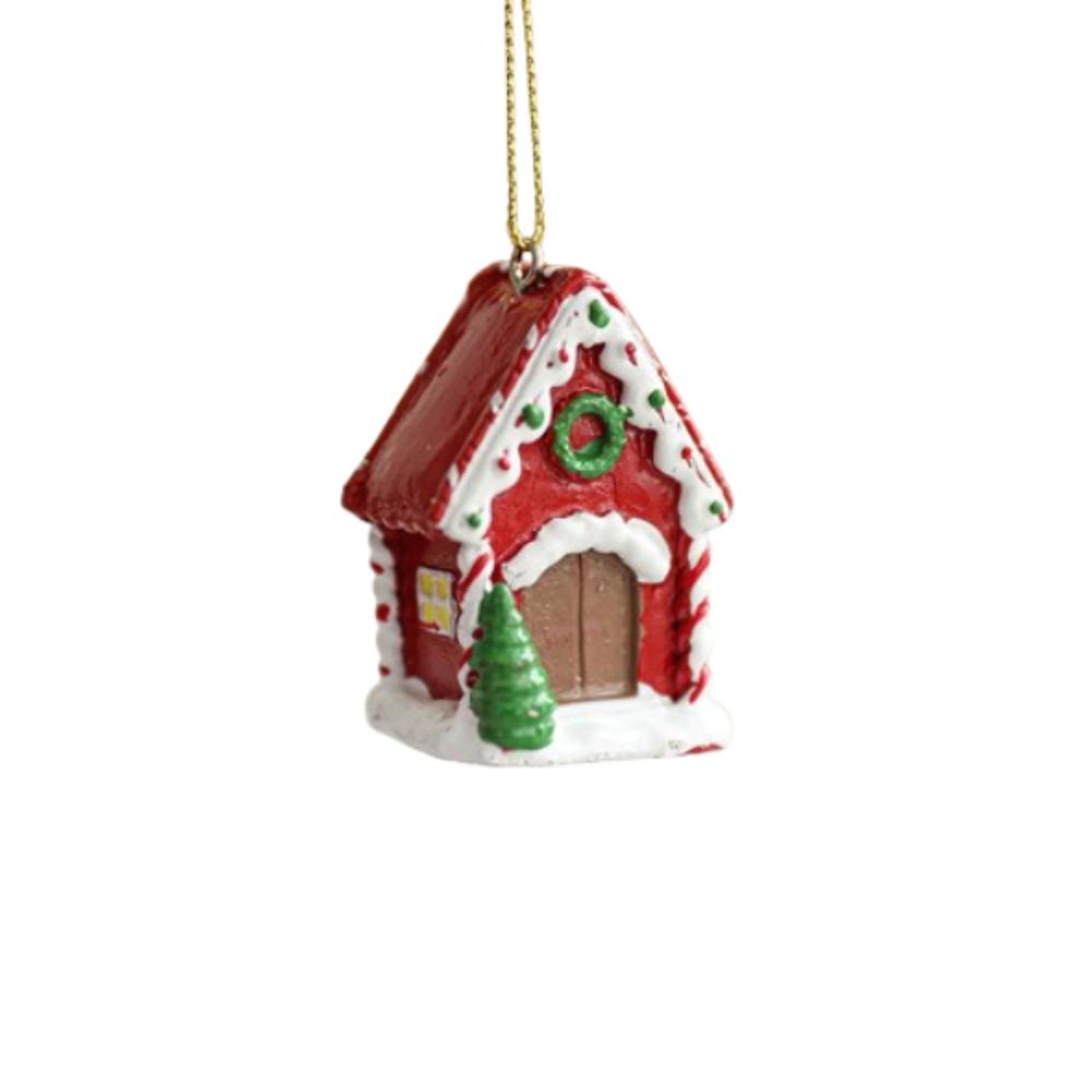 Red Christmas Elk Snowmen Pendant Xmas Tree Hanging Ornaments  Merry Christmas Decoration