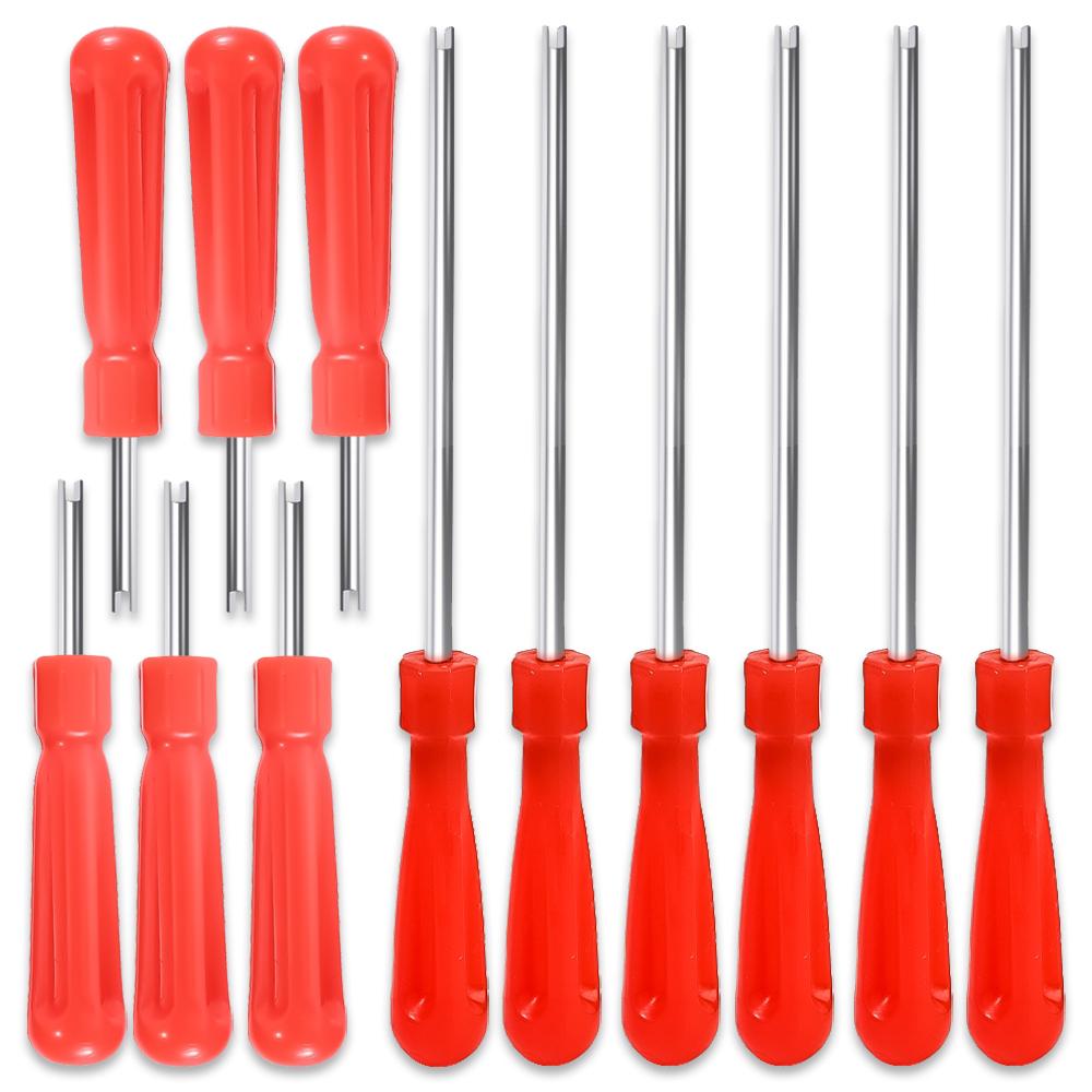 Car Valve Core Screwdriver Wrench Universal Auto Bicycle Wheel Tire Valve Stem Core Remover Valve Core Install Disassembly Tools