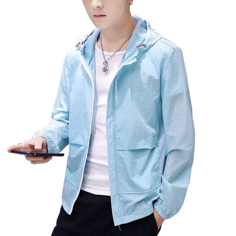 2020 Herren Leichter Anti-UV Sonnenschutz Windbreaker - Atmungsaktive Sonnenschutzjacke für Sport.