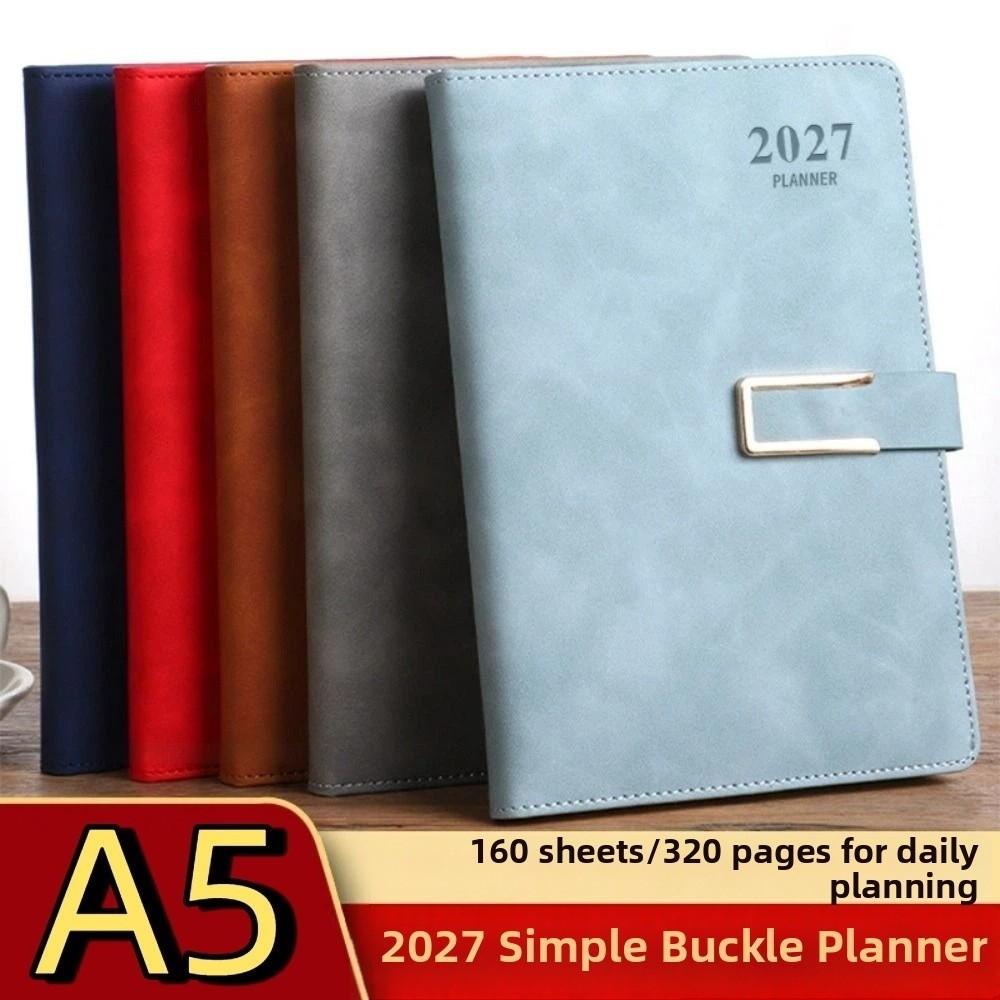 English A5 Agenda Planning Notebook 12 Months To-do List Notebook Diary Writing Pads  Stationery