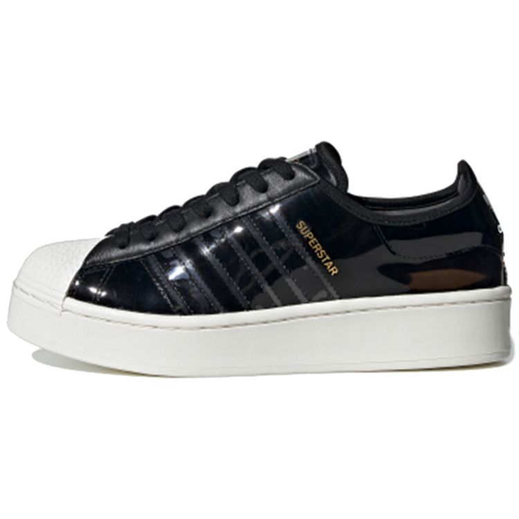 

Adidas Superstar Bold Black Off White Женские кроссовки Core-Black FW8423