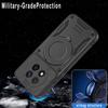 Magnetic Case For Honor Magic7 Lite 5G / X60 Pro 5G / X9c 5G Shockproof TPU + PC Phone Back Cover with Kickstand