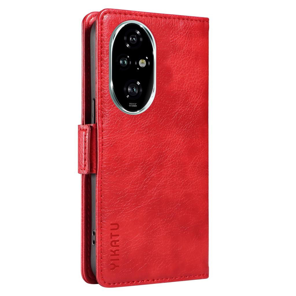 YIKATU YK-007 For Honor 200 Pro 5G PU Leather Stand Phone Case Wallet Anti-Scratch Phone Cover