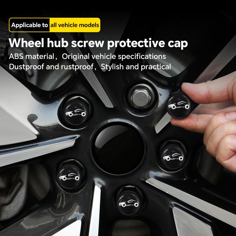 20PCS Car Wheel Caps Bolts For GAC AION V AION UT AION Y Plus Tire Nut Caps Car Wheel Lug Nut Car Tire Screw Cap Caps For Wheel