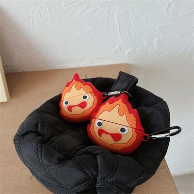 Cartoon Hot Fire Cover for AirPods 4 Case 2024 Silicone Earphone Case for AirPods Pro 2 Headphone Cover for AirPods 3 2 1 Case