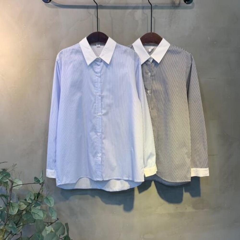 C S In The Room Stripe Shirt 2Color Mtr 001
