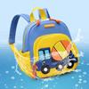 Kids Car Cartoon Backpack With Waterproof Oxford Fabric For School Learning