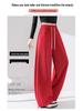 Pantalon de survêtement décontracté large à jambes évasées pour femme, résistant, avec strass, pour le printemps et l'automne