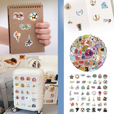 50pcs Sports Stickers Removable Scooter Guitar Mobile Phone Decoration Stickers