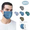 50PCS Disposable Mask 3-Layer Non-Woven Protective Breathable Mask