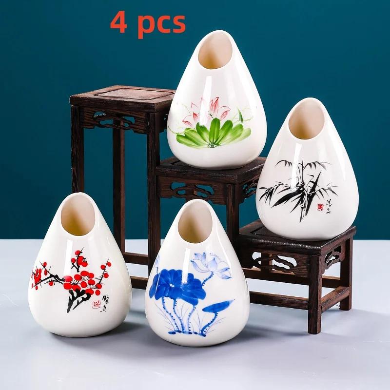 Sushi Shop Sashimi Plate Decoration Ceramic Small Bottle Dry Ice Japanese Kitchen Tableware Restaurant Toothpick Holder Storage