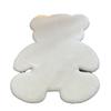 Cute Cartoon Rabbit Fur Plush Teddy Bear Rug – Faux Fur Animal Shape Rug for Children's Bedroom