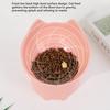 Tilted Cat Food Bowl Elevated Cat Bowl Ergonomic Cat Food Dish Anti Vomiting Raised Cats Food Bowl Non Slip for Cats Dogs