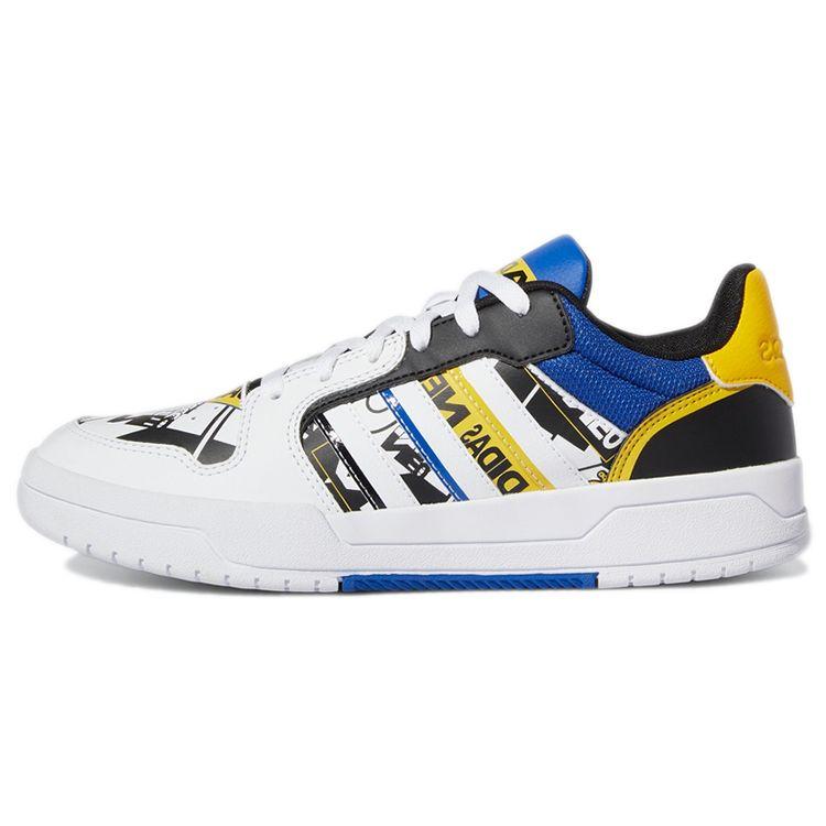

Adidas Neo Entrap Удобные Прочные Низкие Кеды для Скейтбординга Мужские Кроссовки Белые Желтые Синие GW7007 40⅔