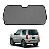 GeTor Rear Window Sunshade Mesh Curtain for Suzuki Jimny Sun Blocker for Rear Car Sun Light Heat Car Interior Includes Storage Bag Suzuki Jimny JB23,