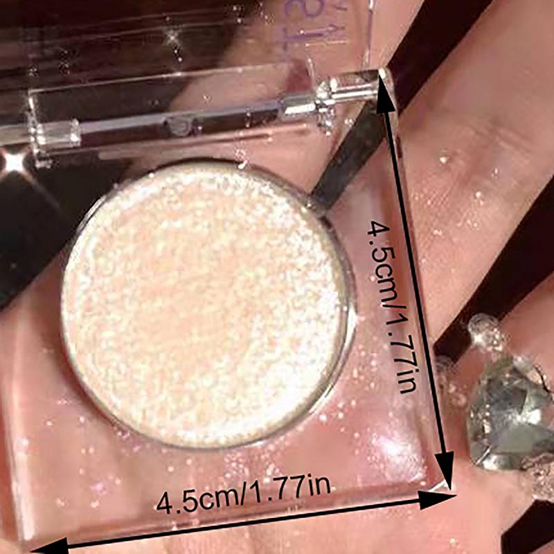Glitter Powder Earth Color Lasting Monochrome Eyeshadow Palette Eye Makeup Eye Shadow Pearl Non-Smudging Delicate Smooth