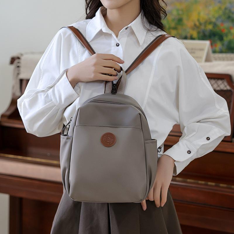 Backpack Women's Large Capacity Fashion Versatile Niche Student School Bag Crossbody Bag Lightweight Travel Backpack