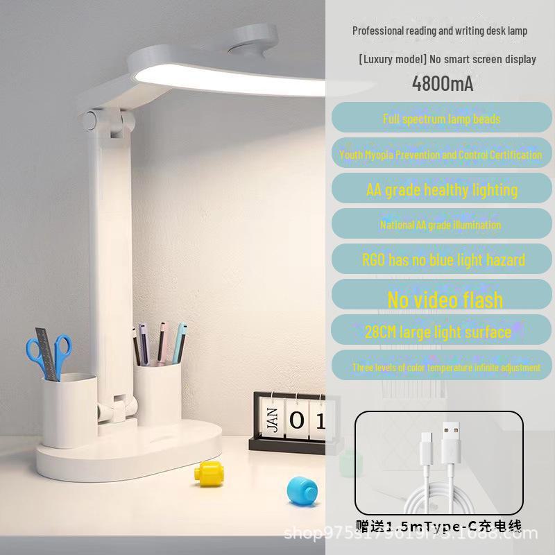 Desk Lamp: LED, Multifunctional, Folding, Eye-Protective Reading Lamp for Students and Kids.