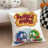 Game BBubbles Bobble Cushion Cover Natural Linen Double Sided Print  Throw Pillow Case for Sofa Couch Home Decor