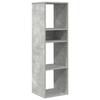 VidaXL Bookcase Concrete Grey 34x31x112 Cm Engineered Wood, Storage Cabinet, Storage Shelf, Unit of 860286