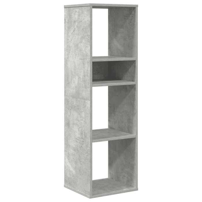 VidaXL Bookcase Concrete Grey 34x31x112 Cm Engineered Wood, Storage Cabinet, Storage Shelf, Unit of 860286