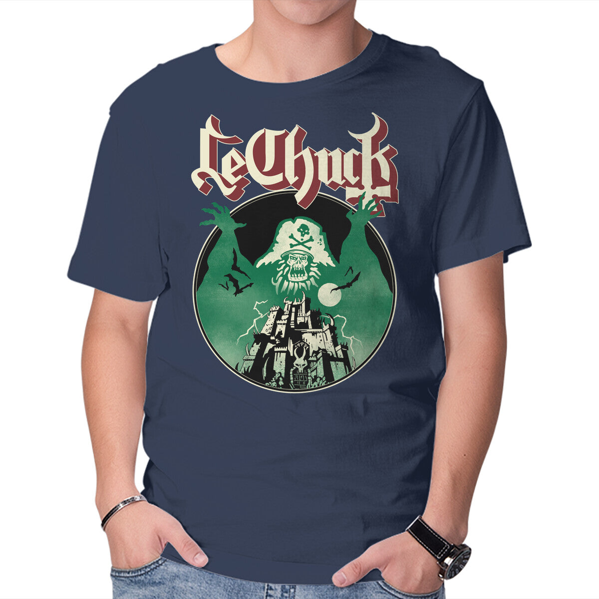 Unisex Crew Neck T-Shirt Ghost Pirate Graphic Short Sleeve Casual Tee XXXXL