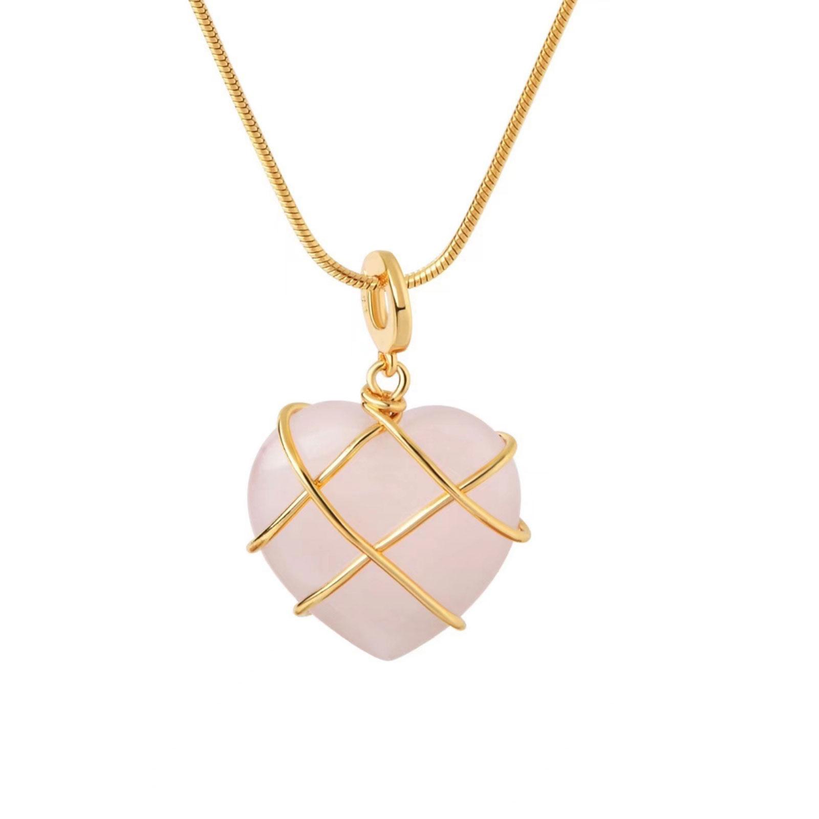 Heart Valentine s Day Necklace Cute Diamond Castle Necklace Fairytale Cosplay Jewelry Gift for Mom Women Girls Fashion
