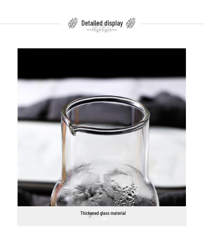 Japanese Transparent Glass Cup for Brewing Tea or Cold Drinks