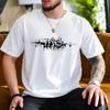 Abstract Geometric Design T-Shirt Minimalist Urban Grunge Graphic Tee Modern Art Lover Gift Un