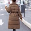 Women's Winter Coat Plus Size Fashion Thick Warm Long Warm Parkas Female Overcoat