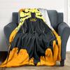 1pc Batman Flannel Throw Blanket - HD Printed Lightweight Soft Warm All-Season Blanket for Sofa, Bed, Travel, Camping 120