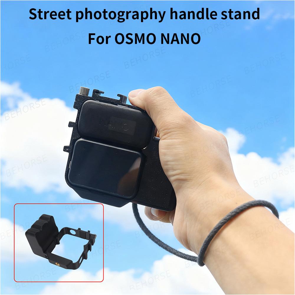 Držák rukojeti pro DJI Osmo Nano Street Photography Držák rukojeti s prodlouženým studeným sáněmi Pro příslušenství kamery DJI Osmo Nano