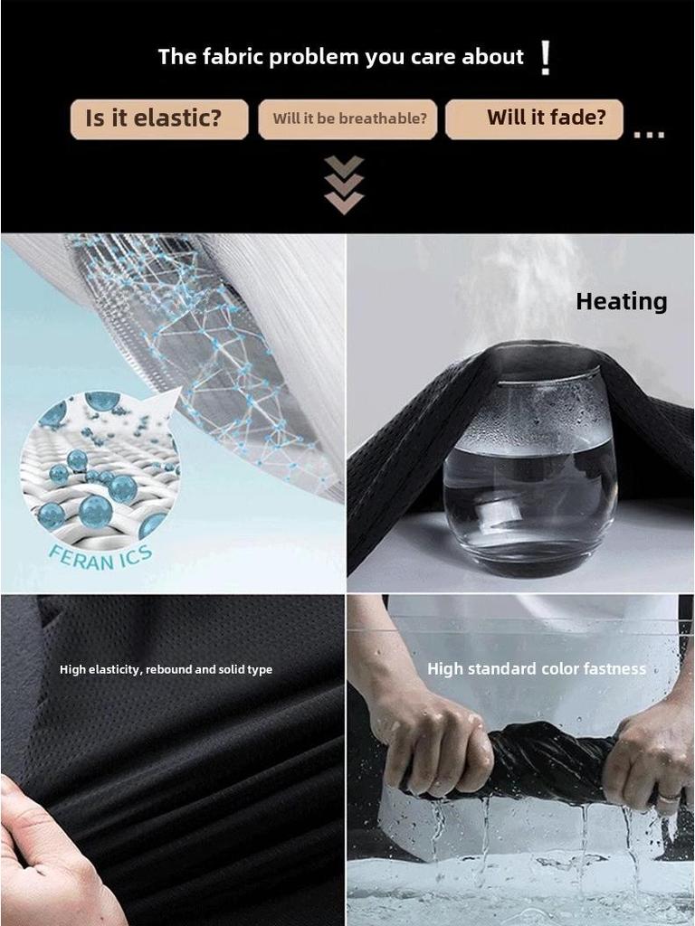 Men's Summer Ice Silk Quick-Dry Breathable Pants with Cuffs for Running and Casual Wear