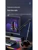 Esports USB Condenser Desktop Microphone with Boom Arm for Live Recording