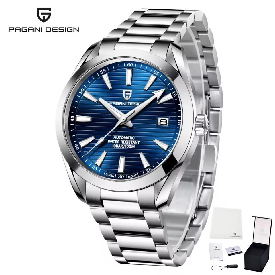 New PAGANI DESIGN 40MM Business Men Mechanical Watch Luxurys Sapphire Glass Automatic Watches 100M Waterproof Watch for Men