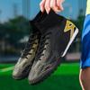 Tenagers Men's Soccer Shoes  Non-Slip AG/TF Soccer Cleats Ankle Boots Unisex Large Size Ultralight Football Boots Boys Sneakers