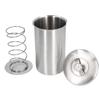 Meat Press Cooker Ham Maker 304 Stainless Steel Kitchen Meat Press Cooking Barrel with Thermometer f