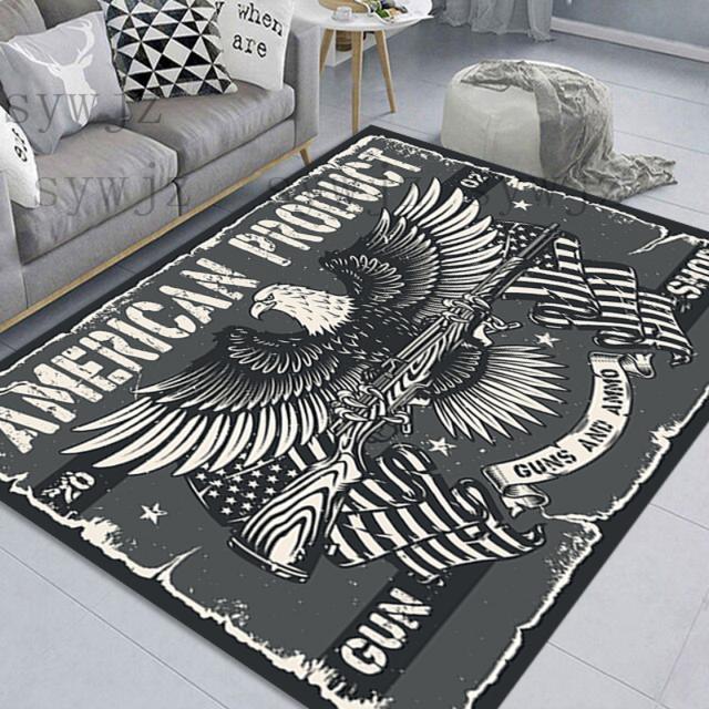 Retro Motorcycle Area Rug Carpet Moto Fans Non -Slip Large Door Step Mat Bathmat For Living Room Bedroom Entrance Home Decoration