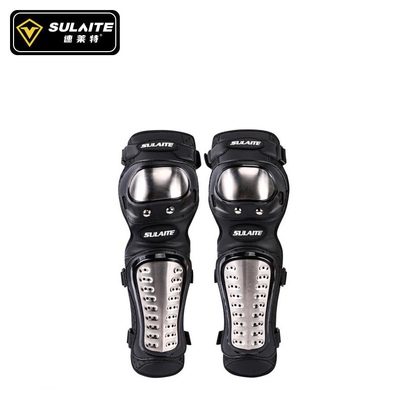 Motorcycle Stainless Steel Knee Kneepad for Men Protective Sport Guard MTB Racing Motocross Protector Gear Riding ProtectiveGear