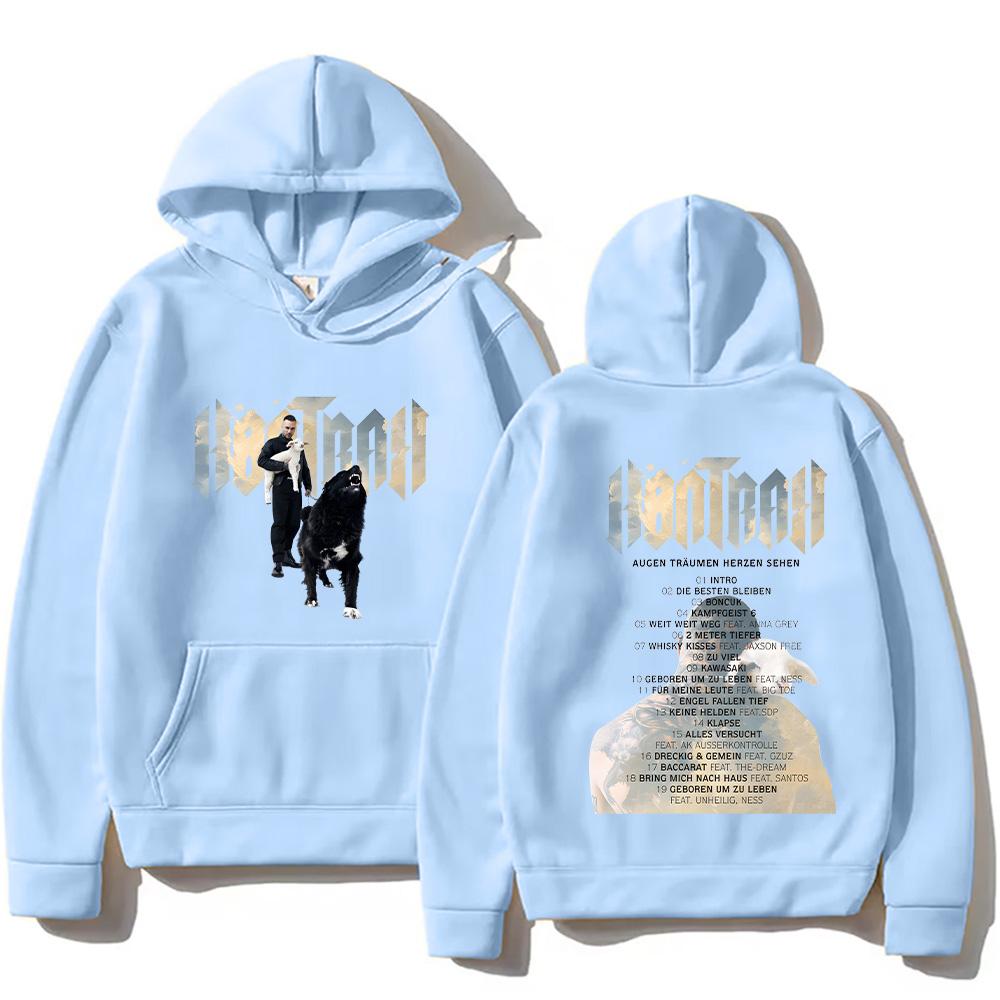 Kontra K Mikiny Oči Sní Oči Vidí Nové Album Grafická Mikina Hip Hop Dámská Pánská Mikina