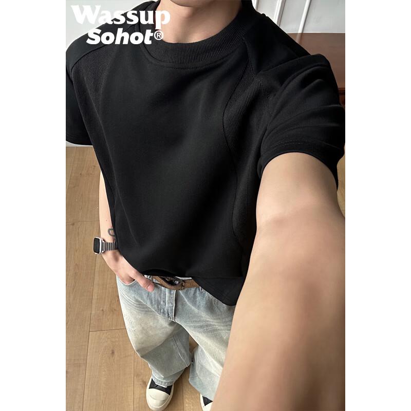 Wassup Sohot Men s Short Sleeve T-Shirt 185/100A