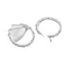 New Product: Exaggerated Personality Earrings for Women, Simple and Fashionable, Diamond Studded Large Circle Earrings and Earrings