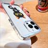 Cute Black Cat Holding Fish Transparent Soft TPU Phone Case for Xiaomi Redmi Note 15 14 13 12 11 10 9 Pro Plus 4G 5G Soft Cover