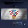 Croatia National Football Team Mouse Pad, Large Gaming Desk Mat, Non-slip XXL Mousepad for Laptop & Tablet, Mini PC Playmat with Stitched Edges