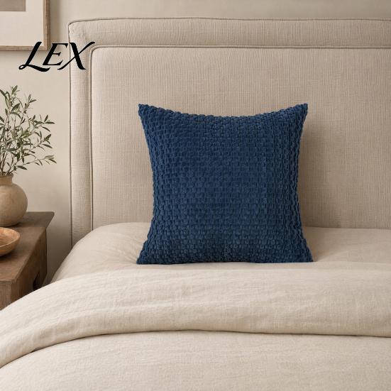 Unique Texture Cushion Cover Solid Color Bubble Pillow Cover, Soft Breathable Throw Case, Modern Minimalist Home Bedroom Pillowcase Decor, Farmhouse